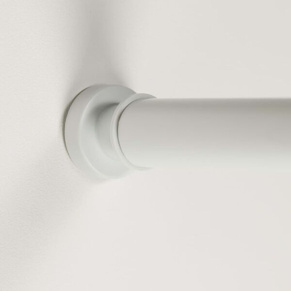 Sealskin Teleskooppivartinen suihkuverhon tanko 125-220 cm valkoinen