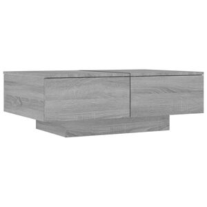 vidaXL Sohvap&ouml;yt&auml; harmaa Sonoma 90x60x31 cm tekninen puu