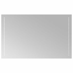 vidaXL LED kylpyhuonemirror L&auml;pin&auml;kyv&auml; 80 x 50 cm karkaistu lasi