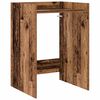 vidaXL Pyykinpesukonekaappi Vanha puu 67,5 x 62 x 97 cm Tekninen puu