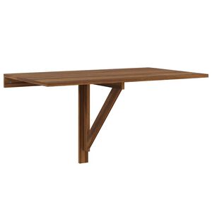 vidaXL Klaffip&ouml;yt&auml; sein&auml;lle ruskea tammi 100x60x56 cm tekninen puu