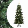 vidaXL Tekokuusi joulupalloilla 120 cm 150 LEDi&auml; L&auml;mpim&auml;n Valkoinen