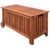 vidaXL Puutarhan s&auml;ilytyslaatikko 118 x 52 x 58 cm puu