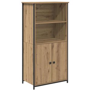 vidaXL Korkea kaappi Artisan tammi 62 x 36 x 121,5 cm Tekninen puu