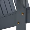vidaXL Tupla Adirondack-tuoli puu harmaa