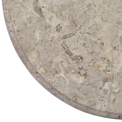vidaXL Pöytälevy harmaa Ø50x2,5 cm marmori