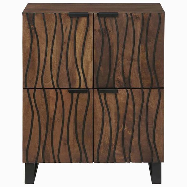 vidaXL Media-s&auml;ilytyskaapit ja hyllyt Ruskea 60 x 33.5 x 75 cm