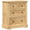 vidaXL Lipasto Corona 80x43x91 cm t&auml;ysi m&auml;nty