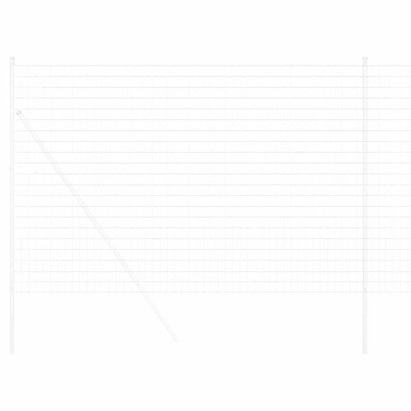 vidaXL Euroaita Hopea 1.5 x 10 m Kuumasinkitty rauta