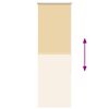 vidaXL Rullaverho Blackout Beige 60x150 cm Kankaan leveys 55,7 cm