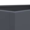 vidaXL Kukkalaatikko antrasiitti 62x30x29 cm ter&auml;s