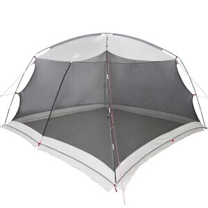 vidaXL Hyttysteltta Harmaa 380 x 380 x 225 cm Polyesteri ja lasikuitu