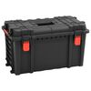 vidaXL Kannettava Flight Case Musta 57x35x32,5 cm PP