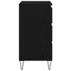 vidaXL Sivupöytä Musta tammi. 60 x 35 x 70 cm Tekninen puu