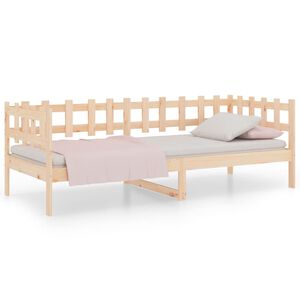 vidaXL Vuodesohva ilman patjaa 90x200 cm t&auml;ysi m&auml;nty