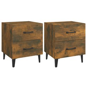 vidaXL Y&ouml;p&ouml;yd&auml;t 2 kpl savutammi 40x35x47,5 cm