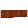 vidaXL Nurmikonreunukset 10 kpl 25x103 cm joustava Corten-ter&auml;s