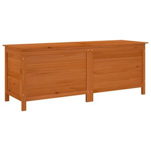 vidaXL Ulkos&auml;ilytyslaatikko ruskea 150x50x56,5 cm t&auml;ysi kuusi
