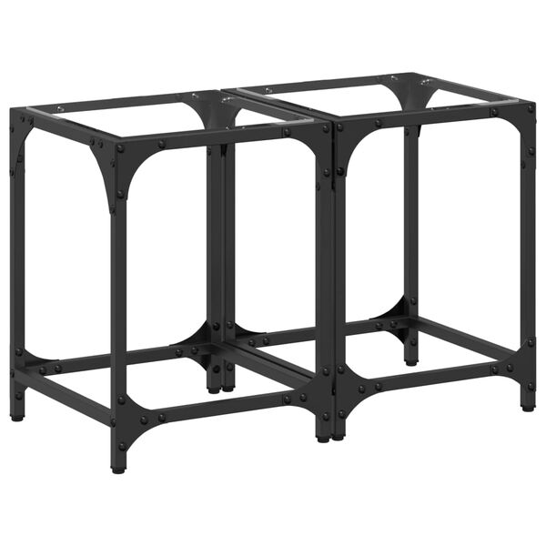 vidaXL Sohvap&ouml;yd&auml;t 2 kpl l&auml;pin&auml;kyv&auml; lasi p&ouml;yt&auml;levy 30x30x40 cm ter&auml;s