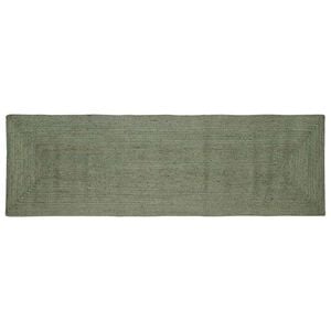 vidaXL Alue Matto Oliivinvihre&auml; 80 x 300 cm Juutti