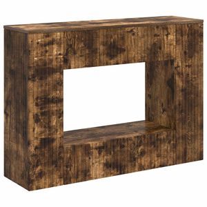 vidaXL Konsolip&ouml;yt&auml; Savustettu Tammi 101 x 29 x 74 cm K&auml;sitelty puu