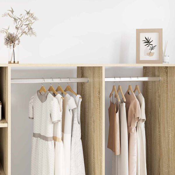 vidaXL Kaapintanko 2 pcs Hopea 764 x 15 x 29 mm Alumiiniseos