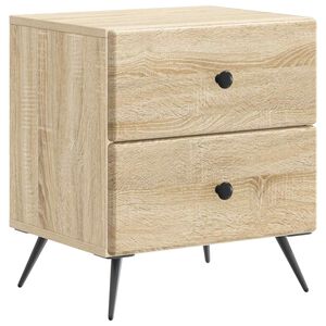 vidaXL Y&ouml;p&ouml;yt&auml;kaappi Sonoma-tammi 43 x 34,5 x 47,5 cm Tekninen puu