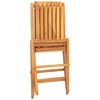 vidaXL Kokoontaitettavat tuolit 4 kpl 47x47x89 cm massiivipuu tiikki