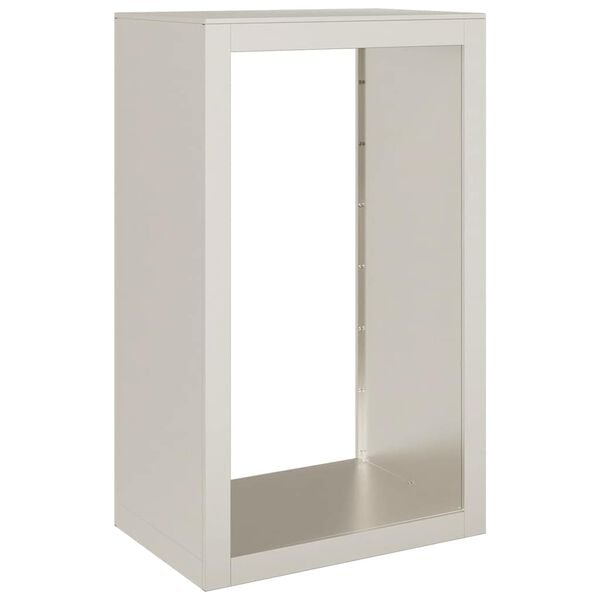 vidaXL Polttopuuteline 60x40x100 cm S&auml;&auml;nkest&auml;v&auml; ter&auml;s