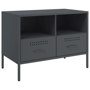 vidaXL TV-taso antrasiitti 68x39x50,5 cm ter&auml;s