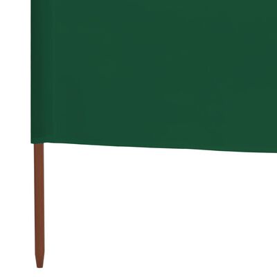 vidaXL Tuulensuojakangas 3 paneelilla 400x160 cm vihreä