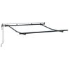 vidaXL Aurinkovarjon runko Antrasiitti 2.5 x 2 m Metalli
