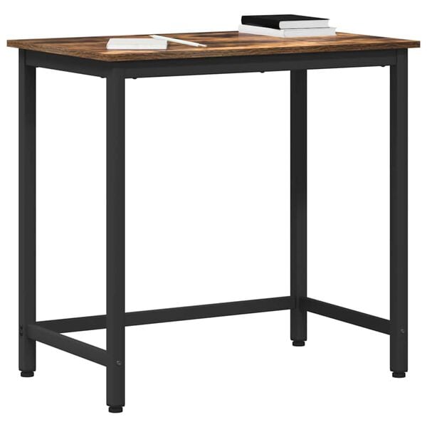 vidaXL P&ouml;yt&auml; Savup&auml;hkin&auml; 100 x 50 x 76,5 cm Kehitetty puu ja ter&auml;s