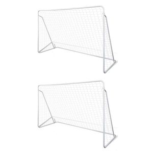 vidaXL Jalkapallomaalit 2 kpl ter&auml;s 240x90x150 cm