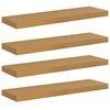 vidaXL Sein&auml;hylly 4 pcs Beige 90 x 23,5 x 4 cm Tekninen puu