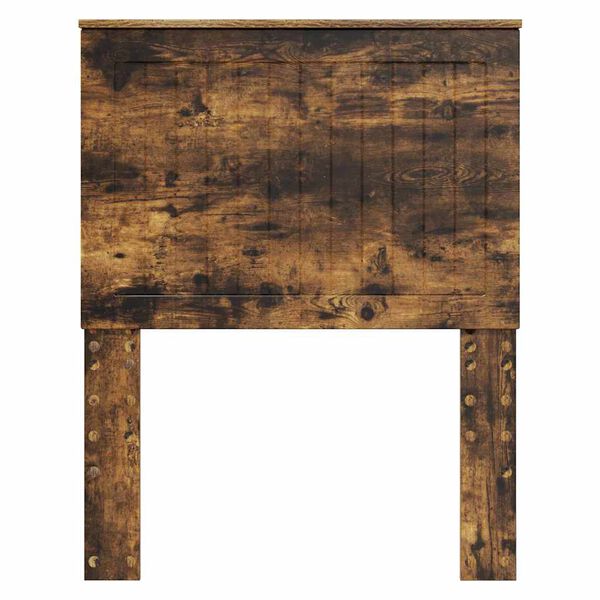 vidaXL Päätylevy päätyllä Savupähkinä 75 cm Tekninen puu