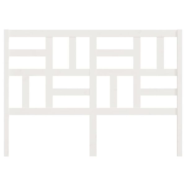 vidaXL S&auml;ngynp&auml;&auml;ty valkoinen 156x4x104 cm t&auml;ysi m&auml;nty