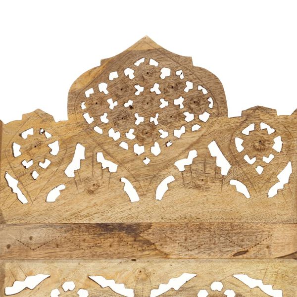 vidaXL 4-paneelinen tilanjakaja 160x165 cm täysi mangopuu