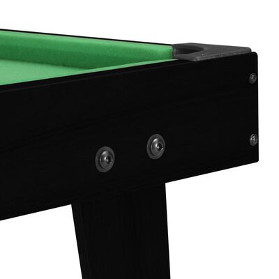 vidaXL 1-metrin minibiljardipöytä 92x52x19 cm musta ja vihreä