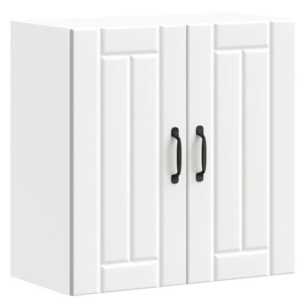 vidaXL Keittiön seinäkaappi Lucca valkoinen tekninen puu