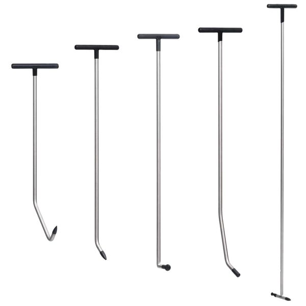 vidaXL 5-osainen Maaliton lommojen korjaussarja ruostumaton ter&auml;s