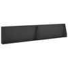 vidaXL Pato 2 kpl 100 x 12 x 30 cm Ter&auml;s Musta