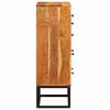 vidaXL Laatikosto ovella Luonnollinen 55 x 30 x 90 cm Tihe&auml; akasiapuu