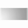 vidaXL LED kylpyhuonemirror L&auml;pin&auml;kyv&auml; 90 x 40 cm karkaistu lasi