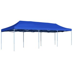 vidaXL Kokoontaittuva pop-up juhlateltta 3 x 9 m sininen