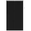 vidaXL Venezia-verho Musta 213 x 110 cm 25 mm Polyvinyylikloridi
