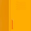 vidaXL Varastokaappi sinapinkeltainen 42,5x35x101,5 cm teräs