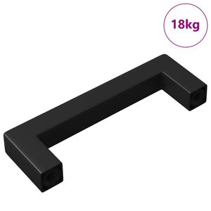 vidaXL Huonekalujen kahva 530 kpl Musta 105 x 12 x 36 mm Rauta