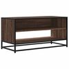 vidaXL TV-taso ruskea tammi 91x40x46 cm tekninen puu ja metalli
