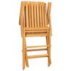 vidaXL Kokoontaitettavat tuolit 8 kpl 61x67x90 cm massiivipuu tiikki